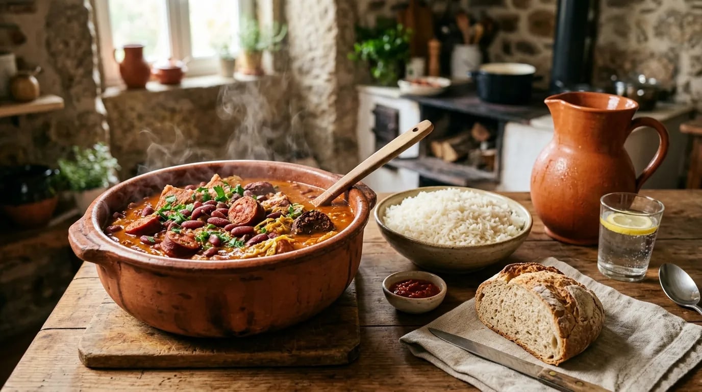 A Verdadeira Feijoada à Transmontana da Avó Lurdes: Segredos do Fumeiro e do Caldo Apurado