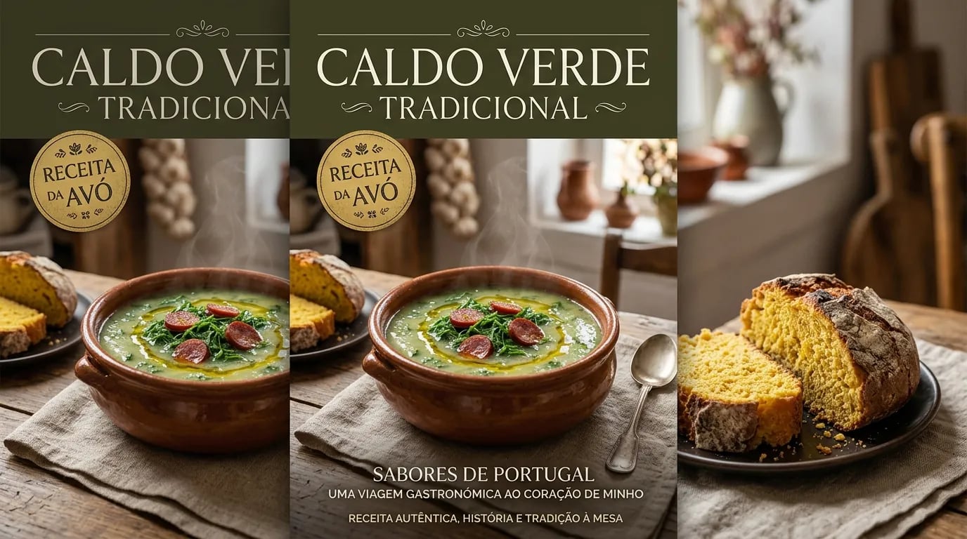 O Autêntico Caldo Verde do Minho: Segredos da Couve Cortada Fininha e da Batata Cremosa